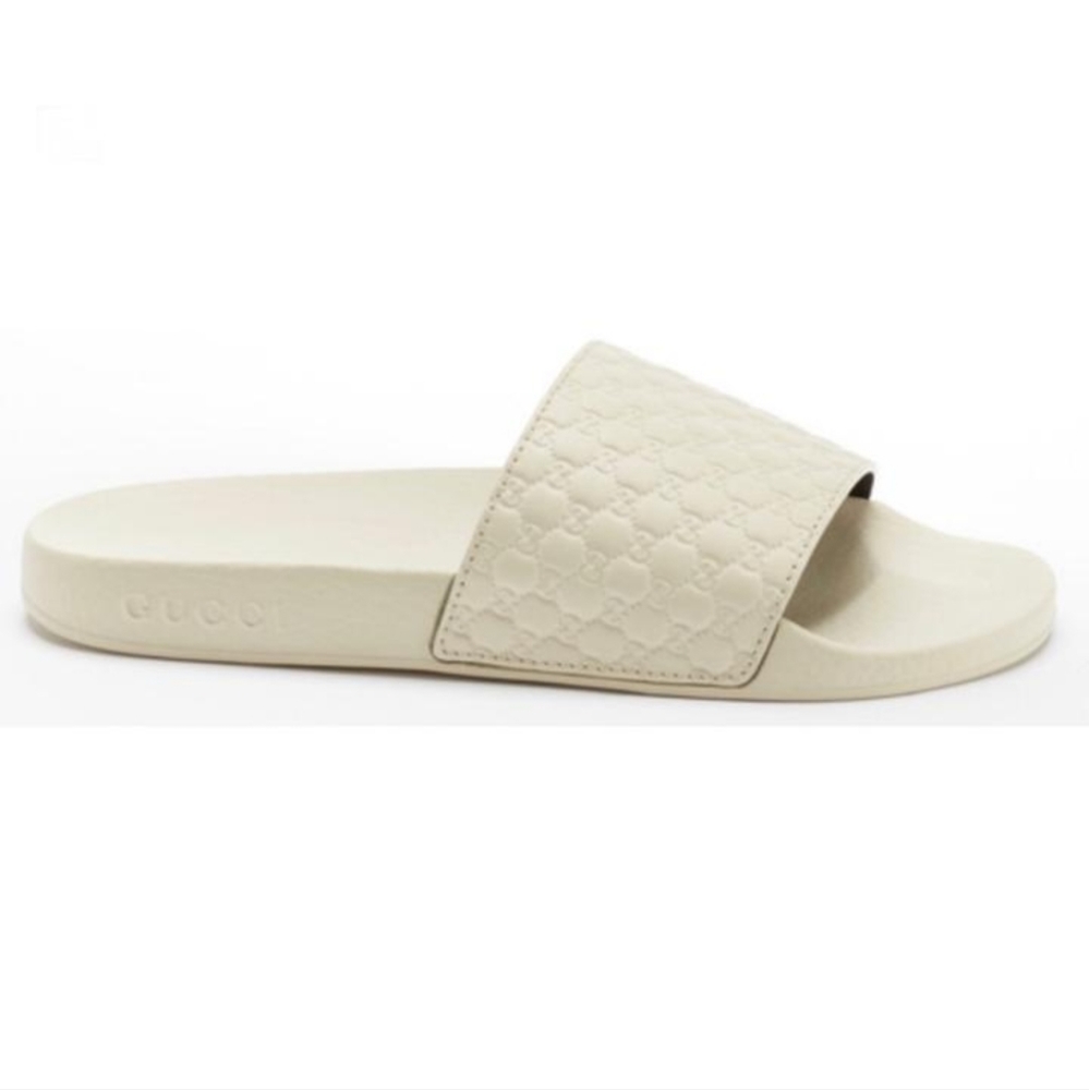 Gucci Microguccissima Rubber Pool Slides